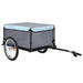 Bike Cargo Trailer Black and Blue 65 Kg Kxpnk