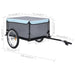 Bike Cargo Trailer Black and Blue 65 Kg Kxpnk