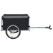 Bike Cargo Trailer Black and Grey 65 Kg Kxpkb
