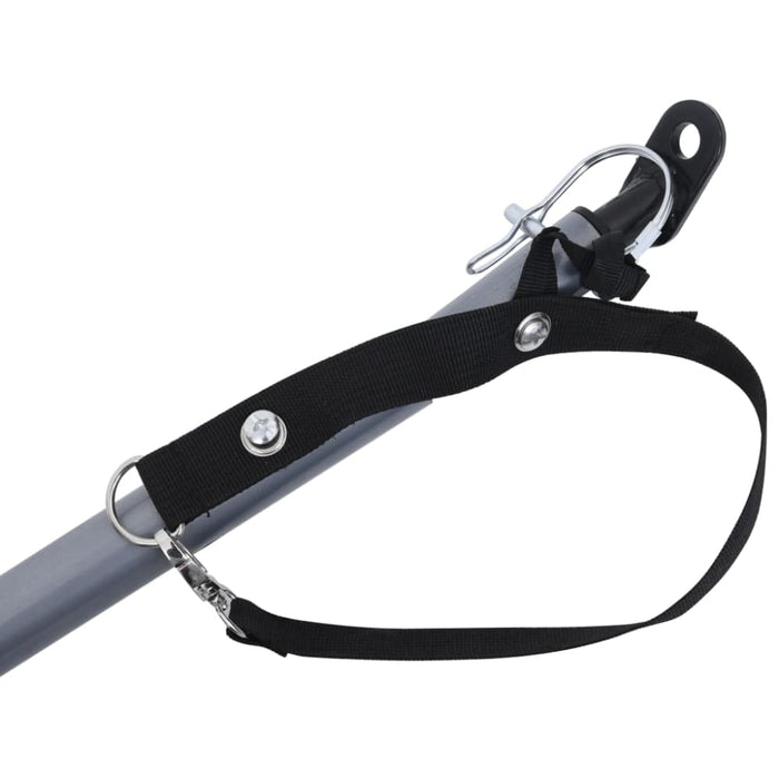 Bike Cargo Trailer Black and Grey 65 Kg Kxpkb