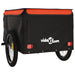 Bike Cargo Trailer Black and Orange 45 Kg Iron Kabnk
