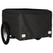 Bike Cargo Trailer Black and Orange 45 Kg Iron Kabnk