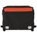 Bike Cargo Trailer Black and Orange 45 Kg Iron Kabnx
