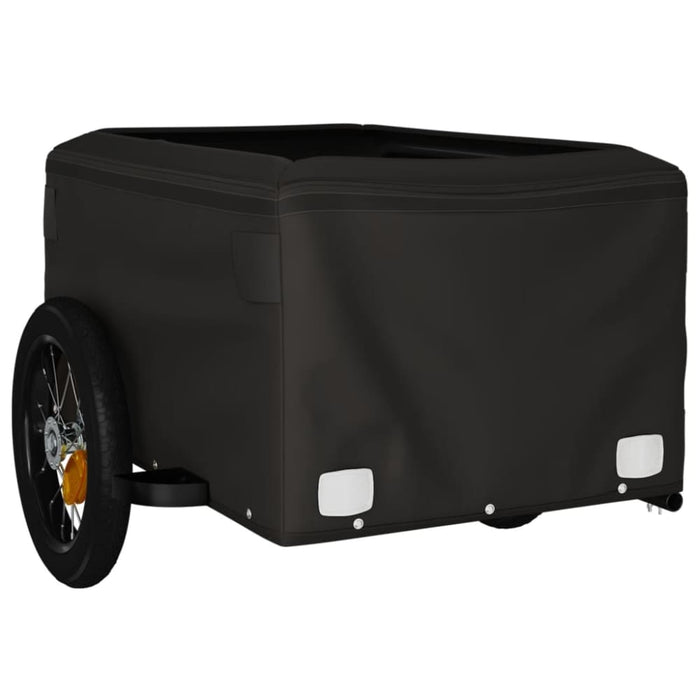 Bike Cargo Trailer Black and Yellow 30 Kg Iron Kabin