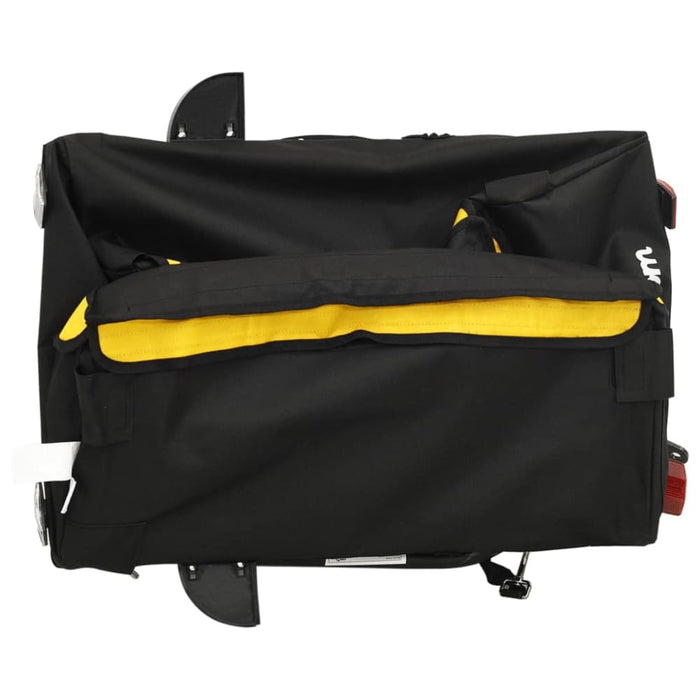 Bike Cargo Trailer Black and Yellow 30 Kg Iron Kabin