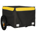 Bike Cargo Trailer Black and Yellow 30 Kg Iron Kabin