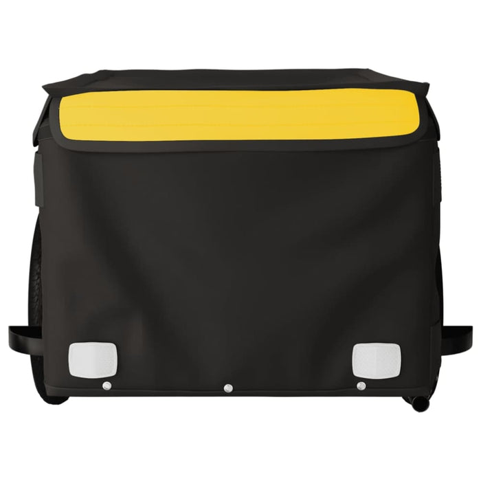 Bike Cargo Trailer Black and Yellow 30 Kg Iron Kabin