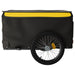 Bike Cargo Trailer Black and Yellow 45 Kg Iron Kabkx