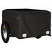 Bike Cargo Trailer Black and Yellow 45 Kg Iron Kabnp