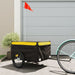 Bike Cargo Trailer Black and Yellow 45 Kg Iron Kabnp