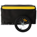 Bike Cargo Trailer Black and Yellow 45 Kg Iron Kabnp