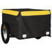Bike Cargo Trailer Black and Yellow 45 Kg Iron Kabnp