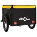 Bike Cargo Trailer Black and Yellow 45 Kg Iron Kabnp