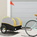 Bike Cargo Trailer Black and Yellow 45 Kg Iron Kaoxi