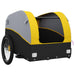 Bike Cargo Trailer Black and Yellow 45 Kg Iron Kaoxi