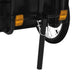 Bike Cargo Trailer Hand Wagon 155x60x83 Cm Steel Black Koiio