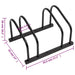 Bike Rack For 2 Bikes Black Steel Opaaxx