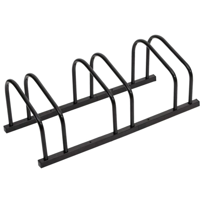 Bike Rack For 3 Bikes Black Steel Opaaxt