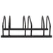 Bike Rack For 3 Bikes Black Steel Opaaxt