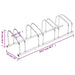 Bike Rack For 4 Bikes Galvanised Steel Opaaok