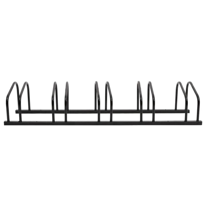 Bike Rack For 5 Bikes Black Steel Opaaxp