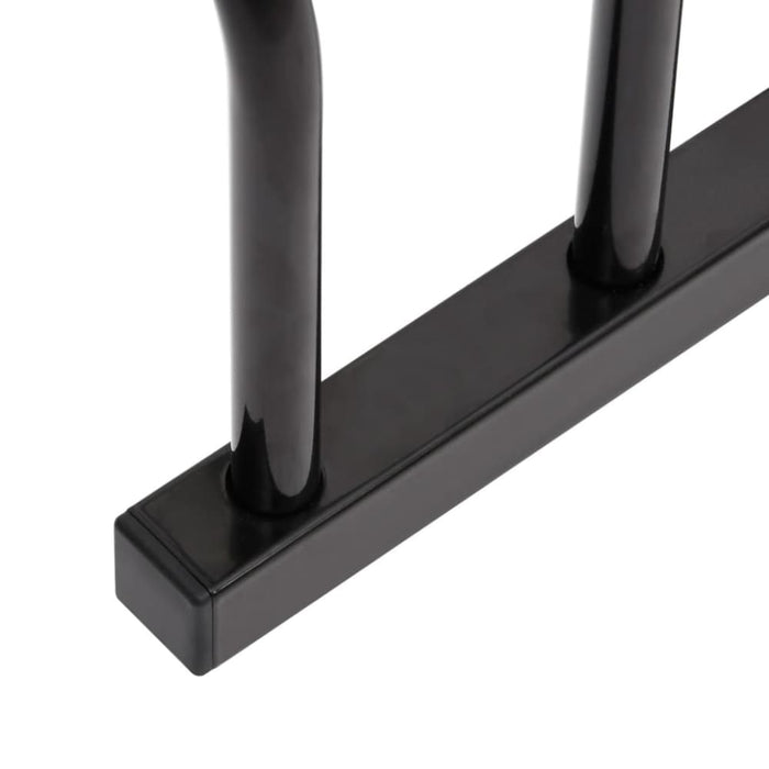 Bike Rack for 6 Bikes Black Steel Opaaxl