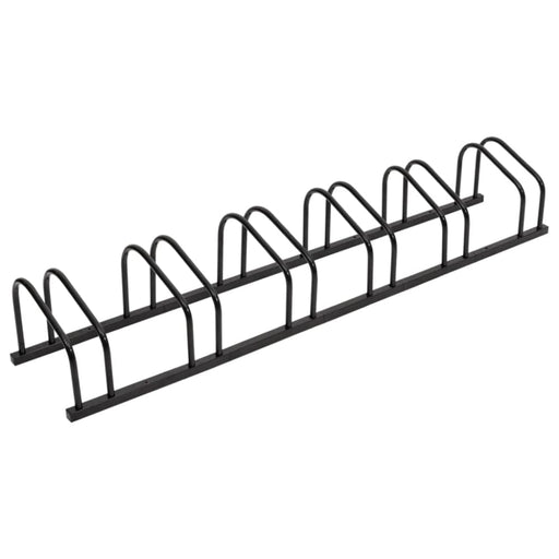 Bike Rack for 6 Bikes Black Steel Opaaxl