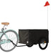 Bike Trailer Black 45 Kg Iron Kabka