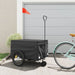 Bike Trailer Black 45 Kg Iron Kaoop