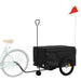 Bike Trailer Black 45 Kg Iron Kaoop