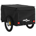 Bike Trailer Black 45 Kg Iron Kaoop
