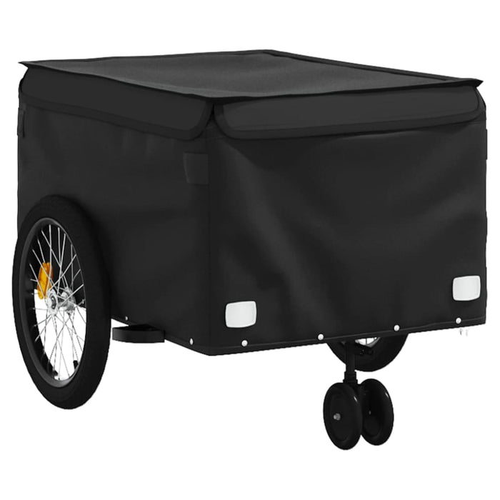 Bike Trailer Black 45 Kg Iron Kaoop
