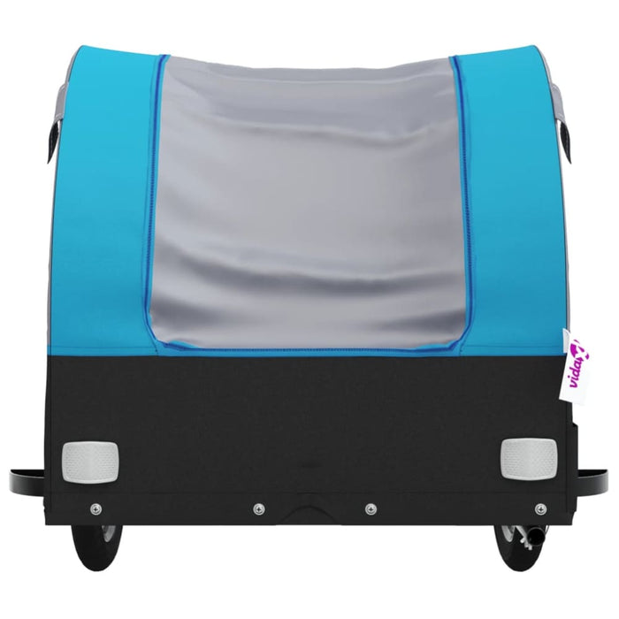 Bike Trailer Black and Blue 45 Kg Iron Kaotp