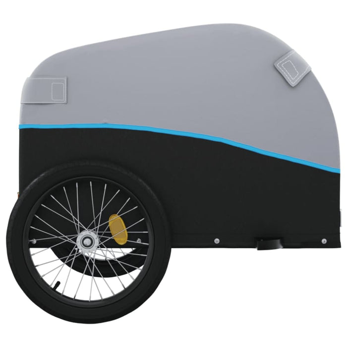 Bike Trailer Black and Blue 45 Kg Iron Kaotp