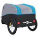 Bike Trailer Black and Blue 45 Kg Iron Kaopl