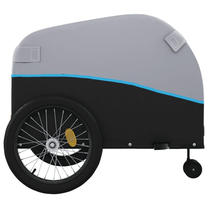 Bike Trailer Black and Blue 45 Kg Iron Kaopl