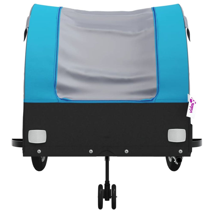 Bike Trailer Black and Blue 45 Kg Iron Kaopl
