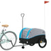 Bike Trailer Black and Blue 45 Kg Iron Kaopl
