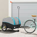 Bike Trailer Black and Blue 45 Kg Iron Kaopl