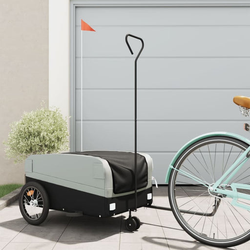 Bike Trailer Black and Grey 45 Kg Iron Kabib
