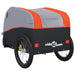 Bike Trailer Black and Orange 45 Kg Iron Kaoto