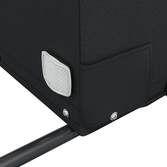 Bike Trailer Black and Orange 45 Kg Iron Kaoto