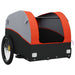 Bike Trailer Black and Orange 45 Kg Iron Kaoto