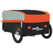 Bike Trailer Black and Orange 45 Kg Iron Kabln