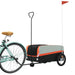 Bike Trailer Black And Orange 45 Kg Iron Kabln