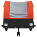 Bike Trailer Black and Orange 45 Kg Iron Kaoap