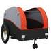 Bike Trailer Black and Orange 45 Kg Iron Kaoap