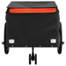 Bike Trailer Black and Orange 45 Kg Iron Kaoob