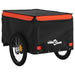 Bike Trailer Black and Orange 45 Kg Iron Kaoob