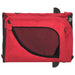 Dog Bike Trailer Red And Black Oxford Fabric Iron Kabxb